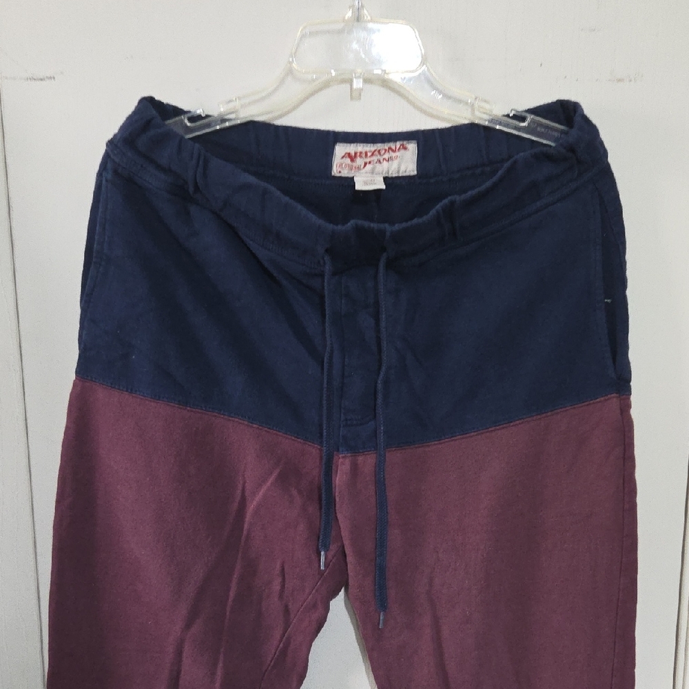Arizona Jean Company Men's Joggers - Navy and Burgundy